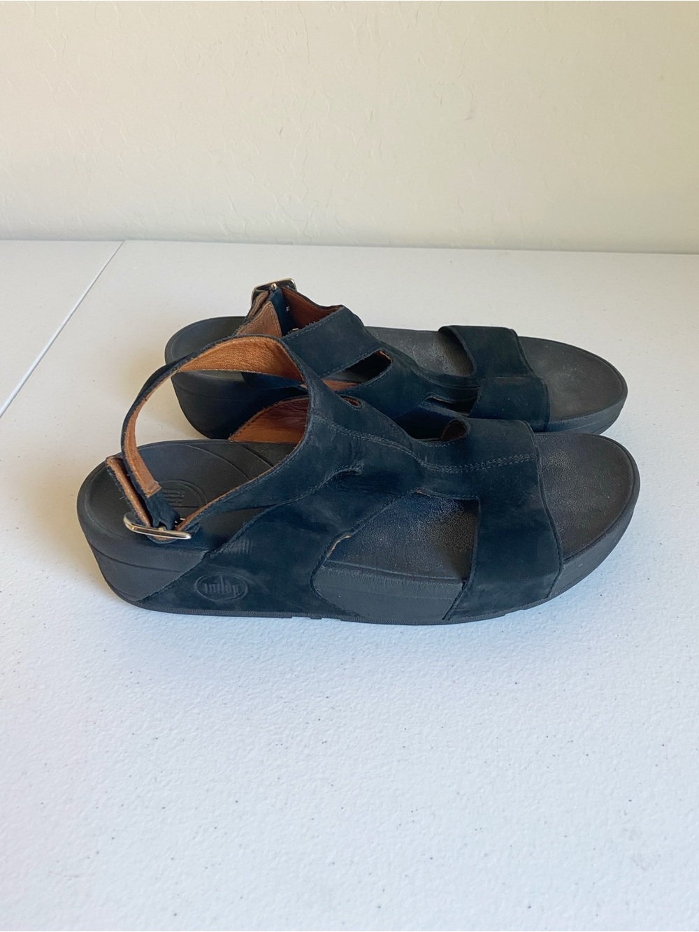 Fit Flop Arena Gladiator Sandals Black Size 8